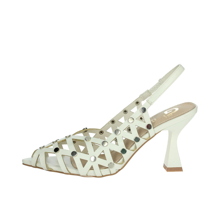 GOLD & GOLD Donna Slingback GP785 Bianco
