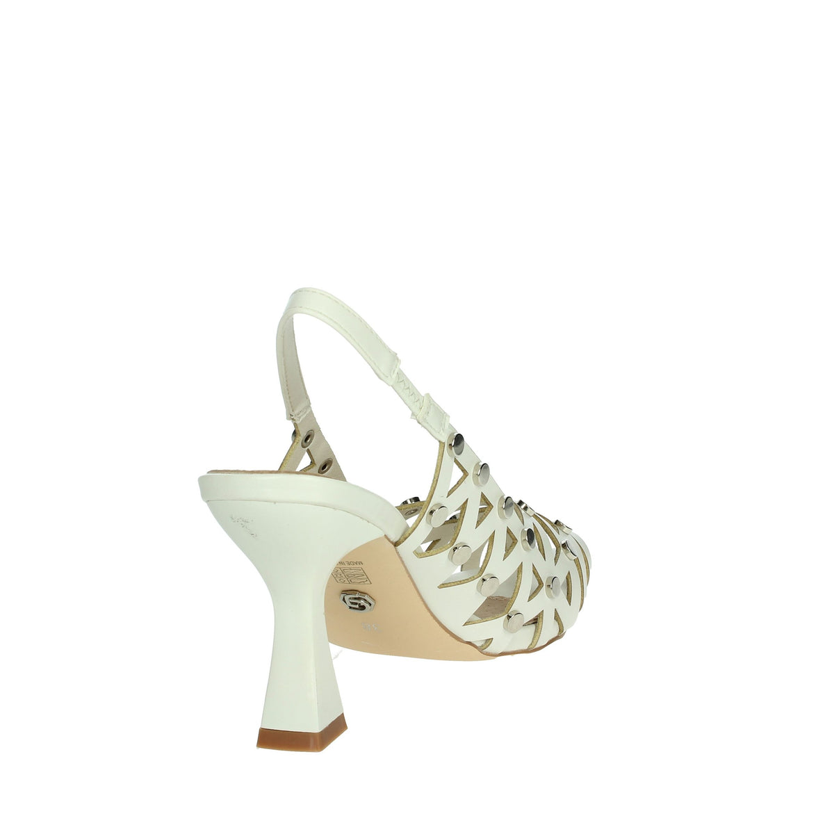 GOLD & GOLD Donna Slingback GP785 Bianco