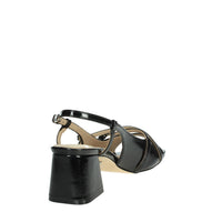 GOLD & GOLD Donna Sandali con tacco GD271 Nero