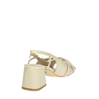 GOLD & GOLD Donna Sandali con tacco GD271 Beige