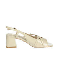 GOLD & GOLD Donna Sandali con tacco GD271 Beige
