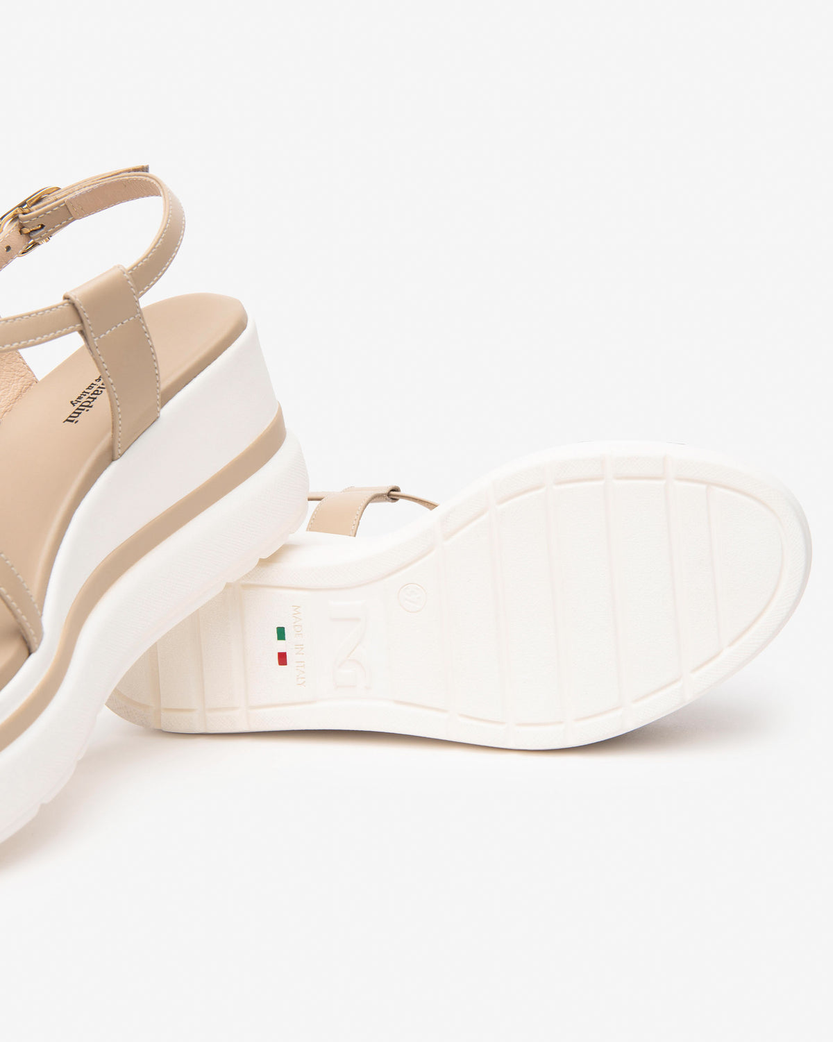 NERO GIARDINI Donna Sandali con zeppa E513512D Beige