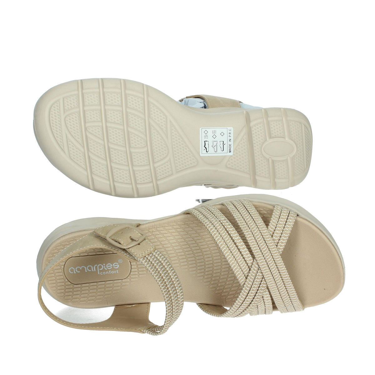 Amarpies Donna Sandali bassi ABZ28656 Beige