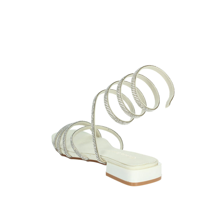 LAURA BIAGIOTTI Donna Sandali bassi 9009 Bianco