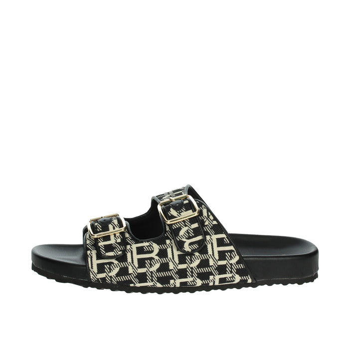 LAURA BIAGIOTTI Donna Ciabatte basse 9064 Nero/Bianco