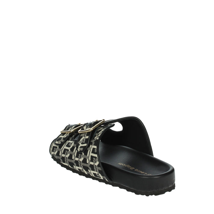 LAURA BIAGIOTTI Donna Ciabatte basse 9064 Nero/Bianco
