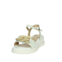 KEYS Donna Sandali con zeppa K-11113 Bianco