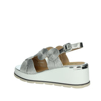 KEYS Donna Sandali con zeppa K-11002 Argento