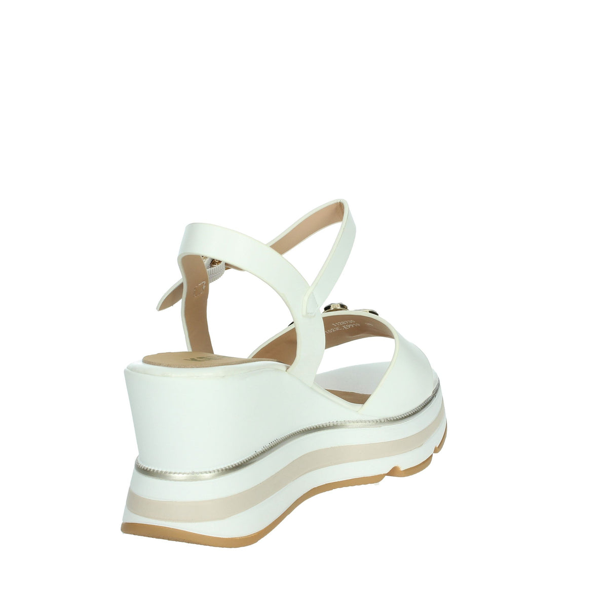 KEYS Donna Sandali con zeppa K-11023 Bianco