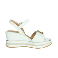 KEYS Donna Sandali con zeppa K-11023 Bianco