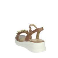 KEYS Donna Sandali con zeppa K-11113 Tortora