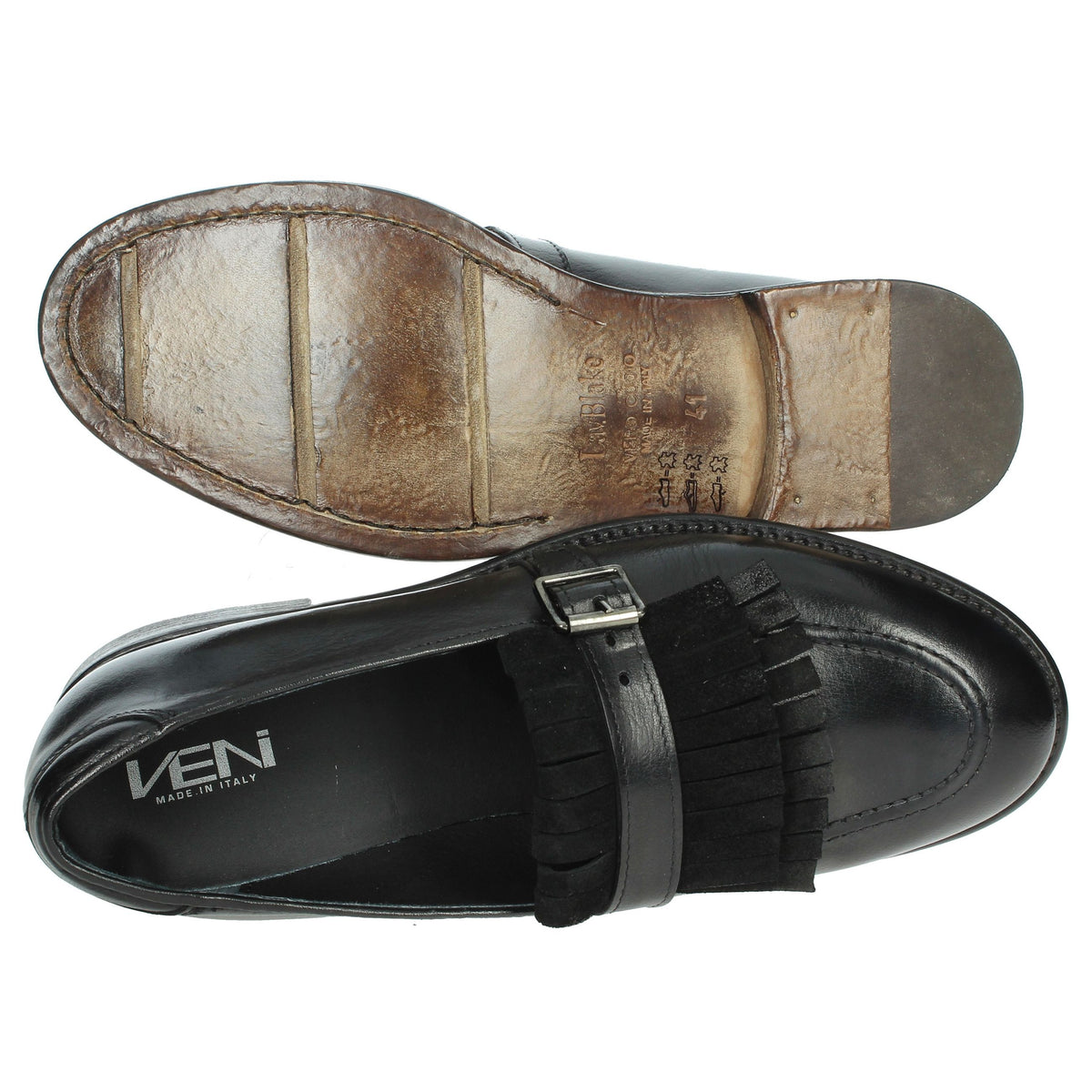 Veni Uomo Mocassino 1V008 Nero