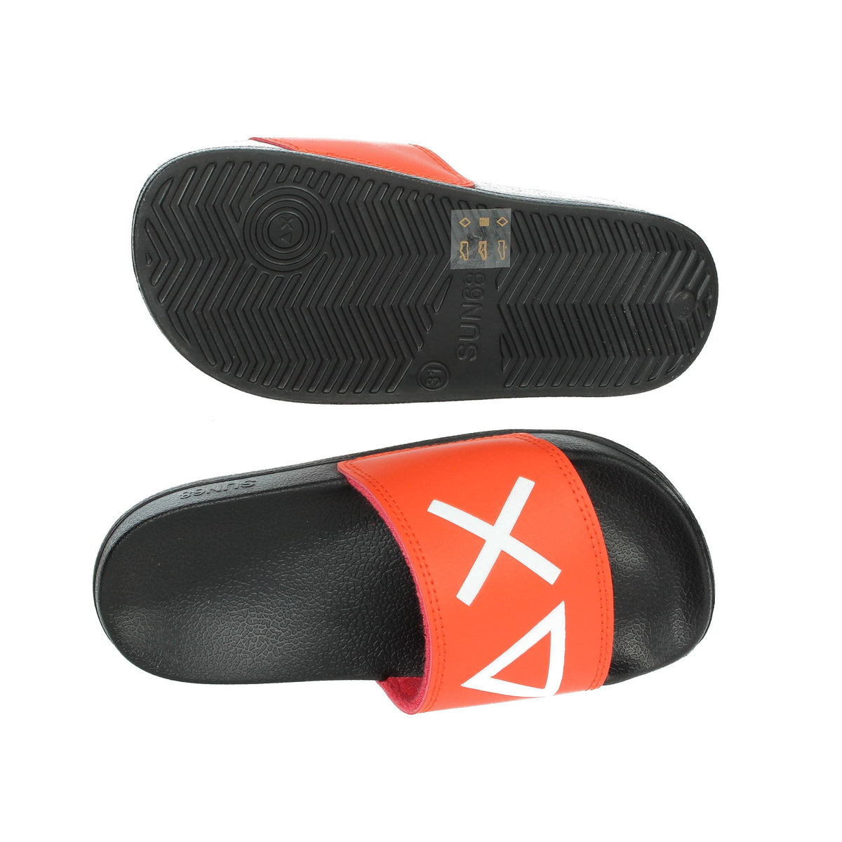 SUN68 Bambini e ragazzi Ciabatte basse X35302 Arancione