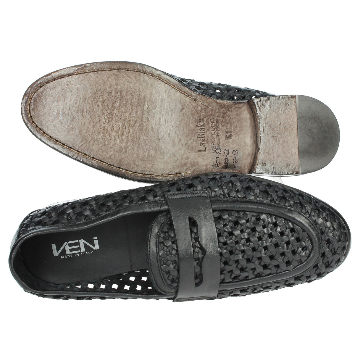 Veni Uomo Mocassino DP009 Nero