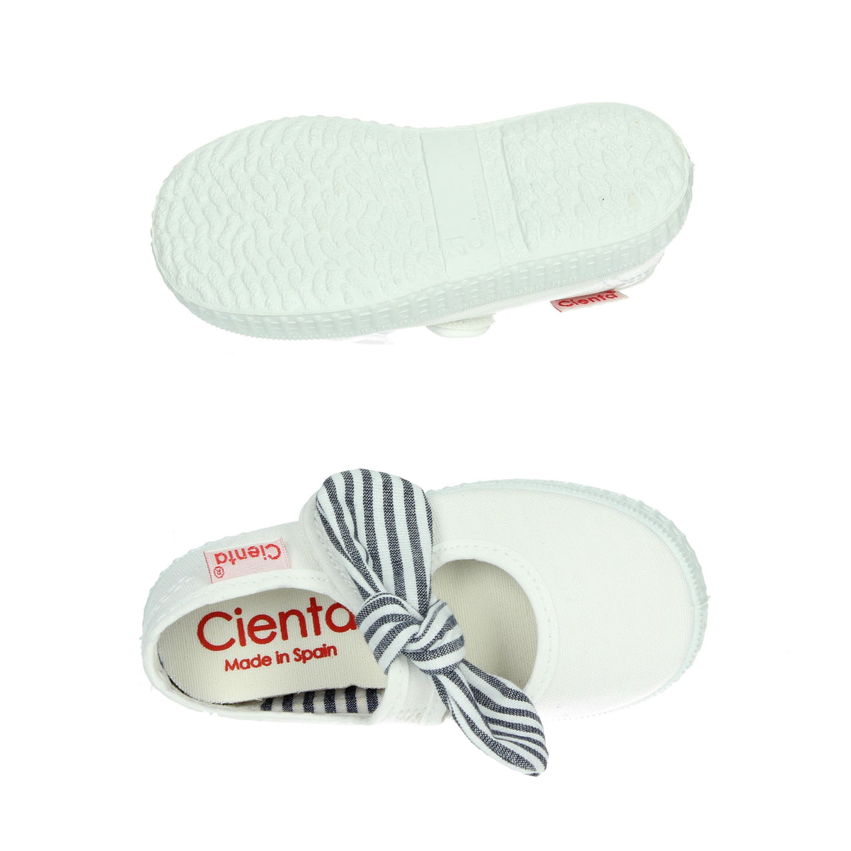 CIENTA Bambine e ragazze Ballerine 53002 Bianco