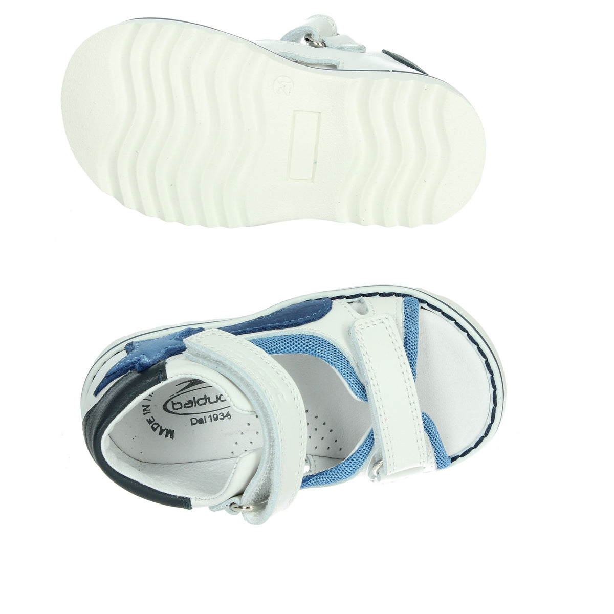 BALDUCCI Bambini e ragazzi Sandali bassi CITA6988 Bianco/Azzurro