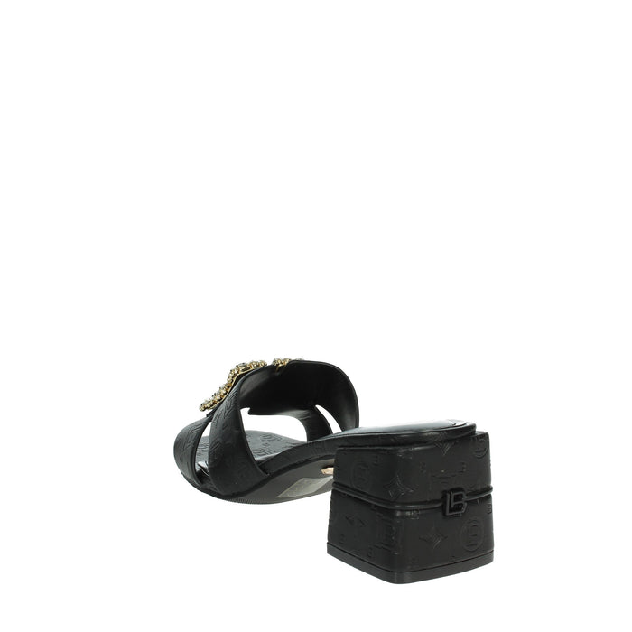 LAURA BIAGIOTTI Donna Ciabatte con tacco 9040 Nero