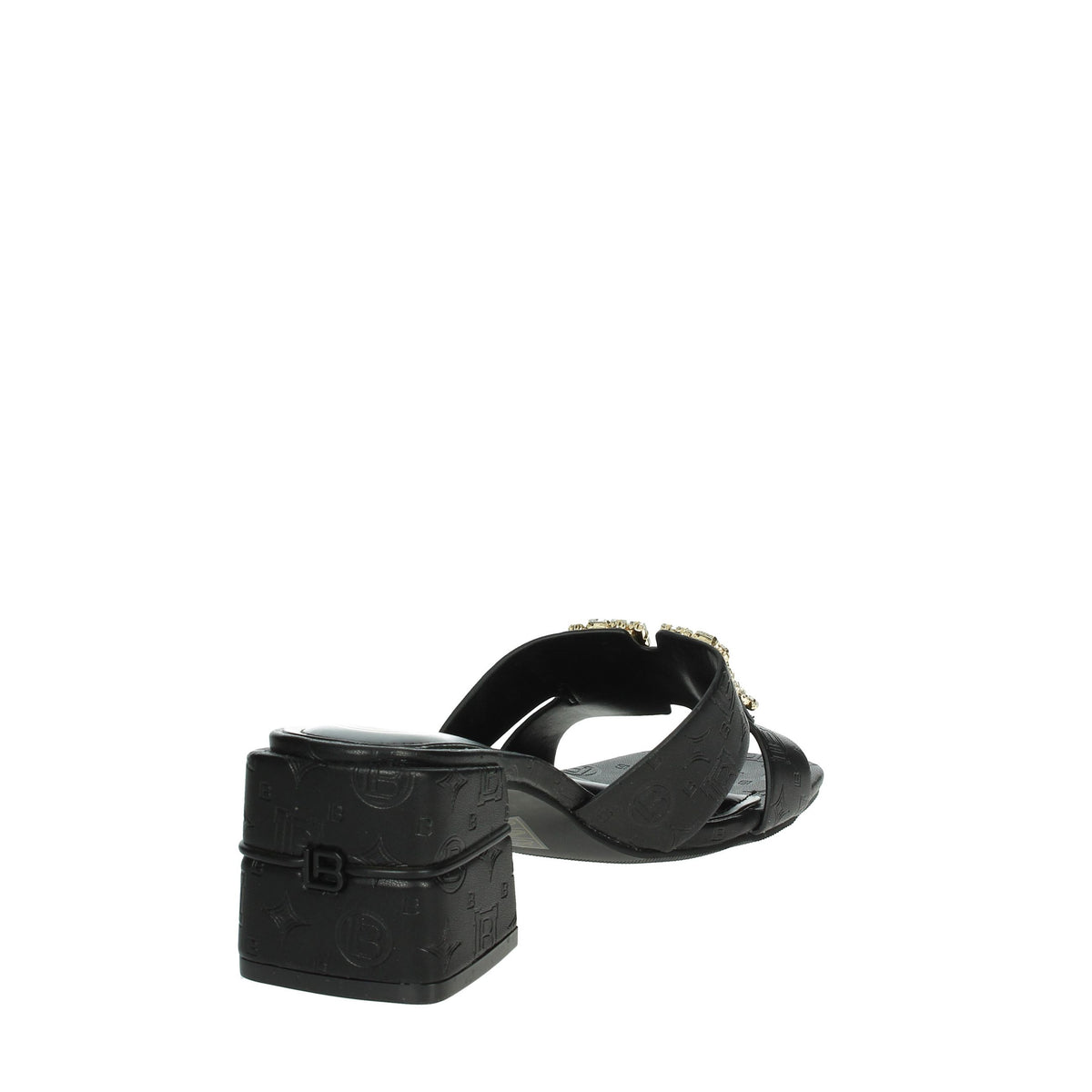LAURA BIAGIOTTI Donna Ciabatte con tacco 9040 Nero