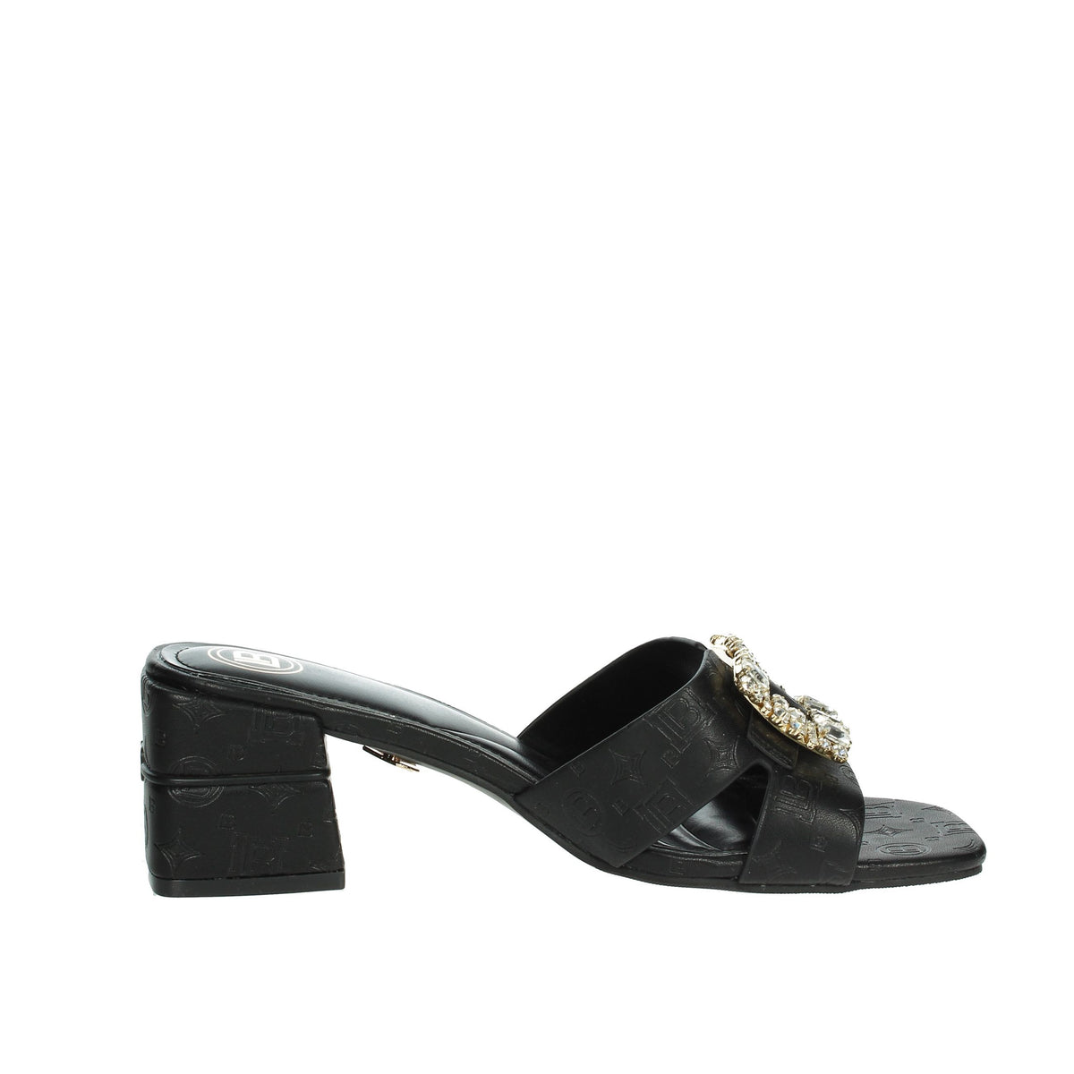 LAURA BIAGIOTTI Donna Ciabatte con tacco 9040 Nero