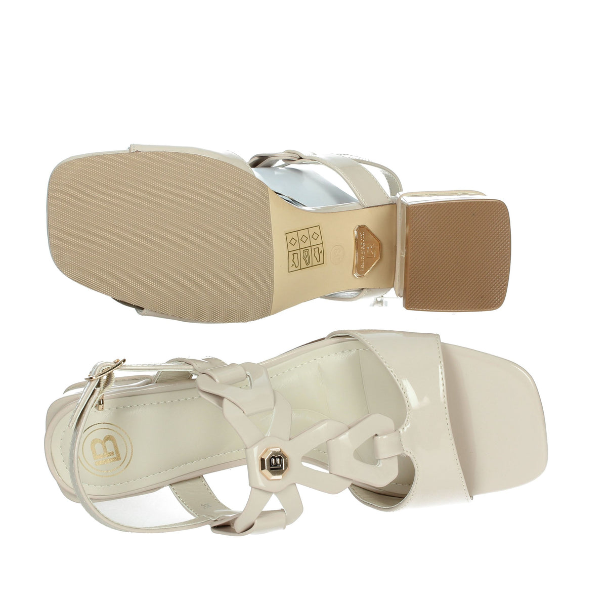 LAURA BIAGIOTTI Donna Sandali con tacco 9044 Beige