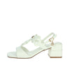 Laura Biagiotti Donna Sandalo con tacco 9044 Bianco