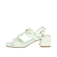 LAURA BIAGIOTTI Donna Sandali con tacco 9044 Bianco