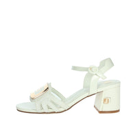 LAURA BIAGIOTTI Donna Sandali con tacco 9049 Bianco