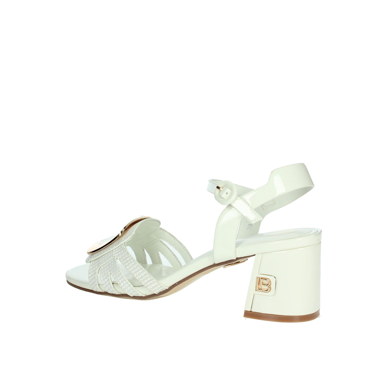 LAURA BIAGIOTTI Donna Sandali con tacco 9049 Bianco
