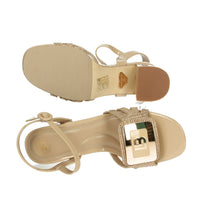 LAURA BIAGIOTTI Donna Sandali con tacco 9049 Beige