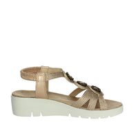 Amarpies Donna Sandali con zeppa ABZ26556 Bronzo