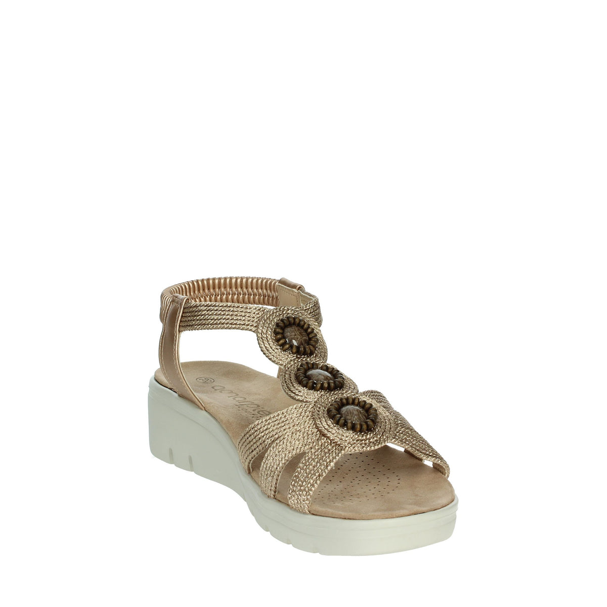 Amarpies Donna Sandali con zeppa ABZ26556 Bronzo