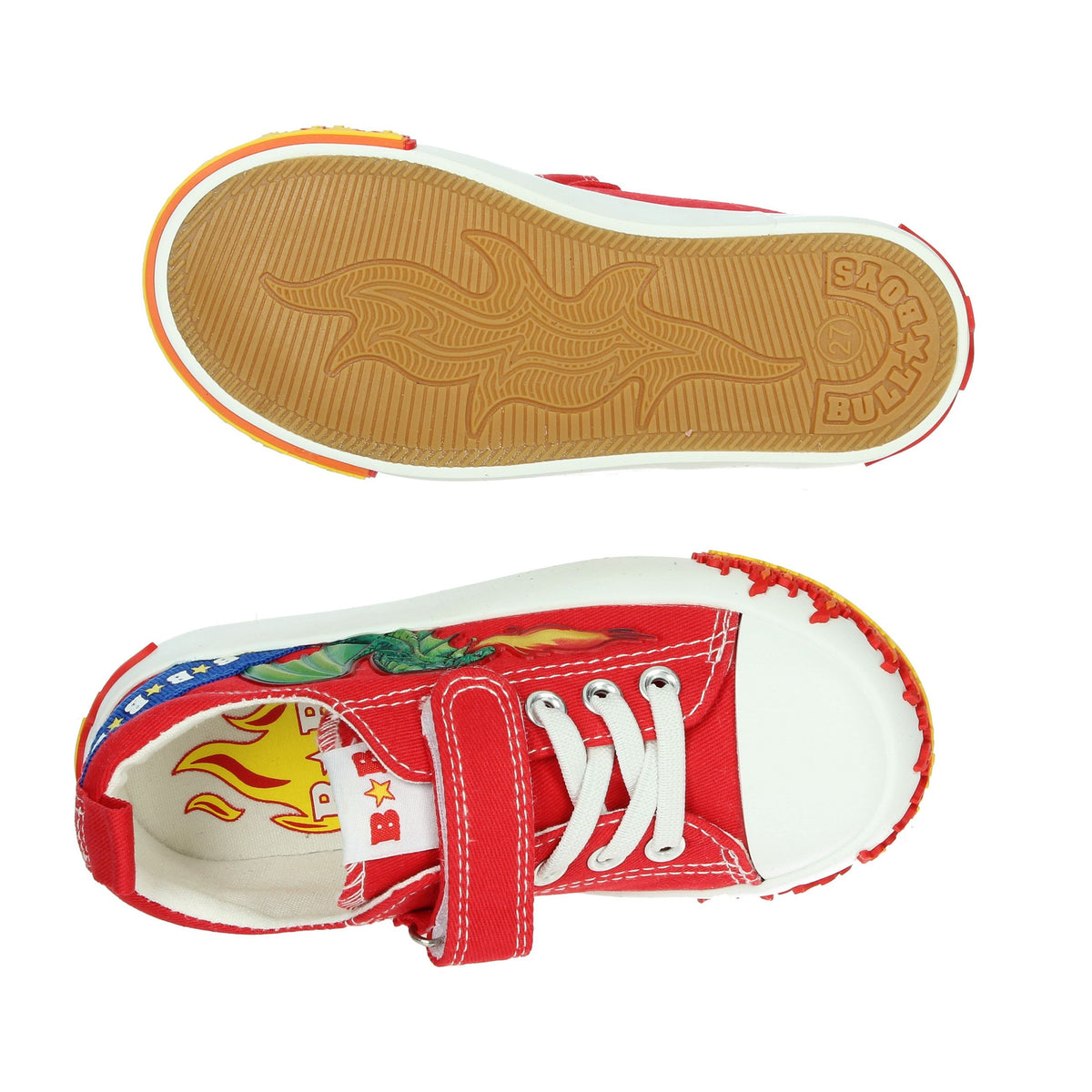 Bull Boys Bambini e ragazzi Sneakers bassa BBEA5080 Rosso