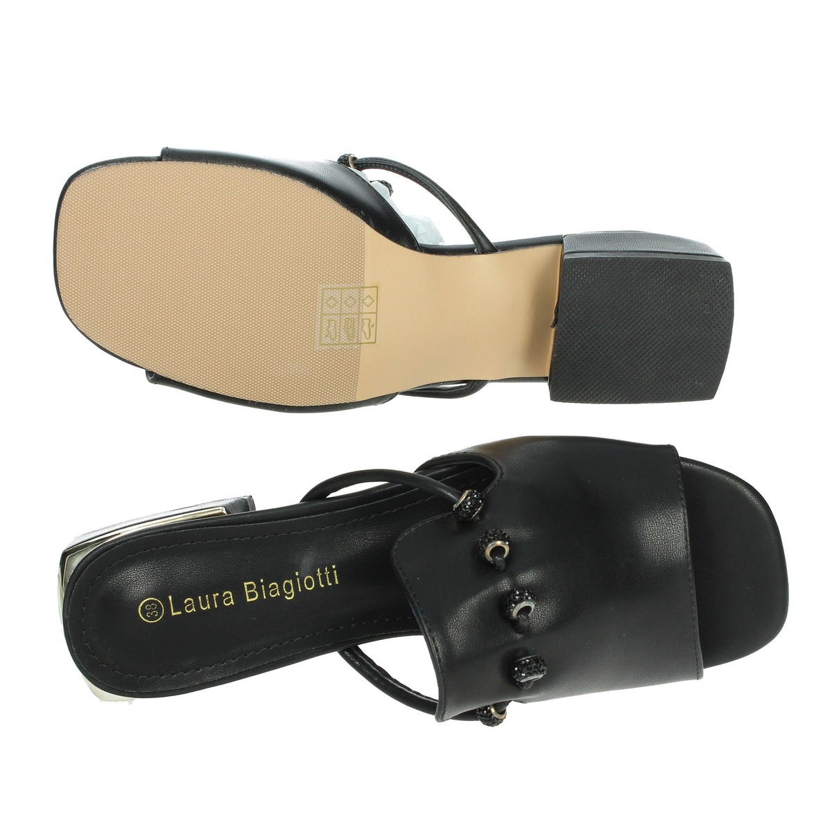 LAURA BIAGIOTTI Donna Ciabatte basse 9015 Nero