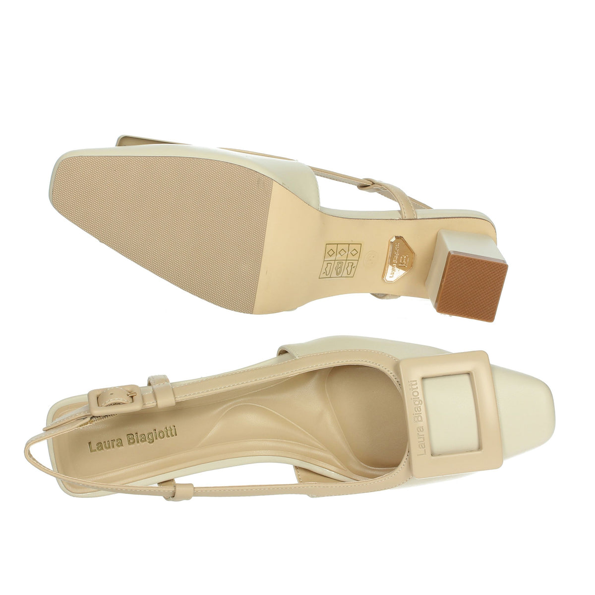 LAURA BIAGIOTTI Donna Slingback 8989 Beige
