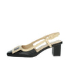 Laura Biagiotti Donna Slingback 8989 Nero/Beige