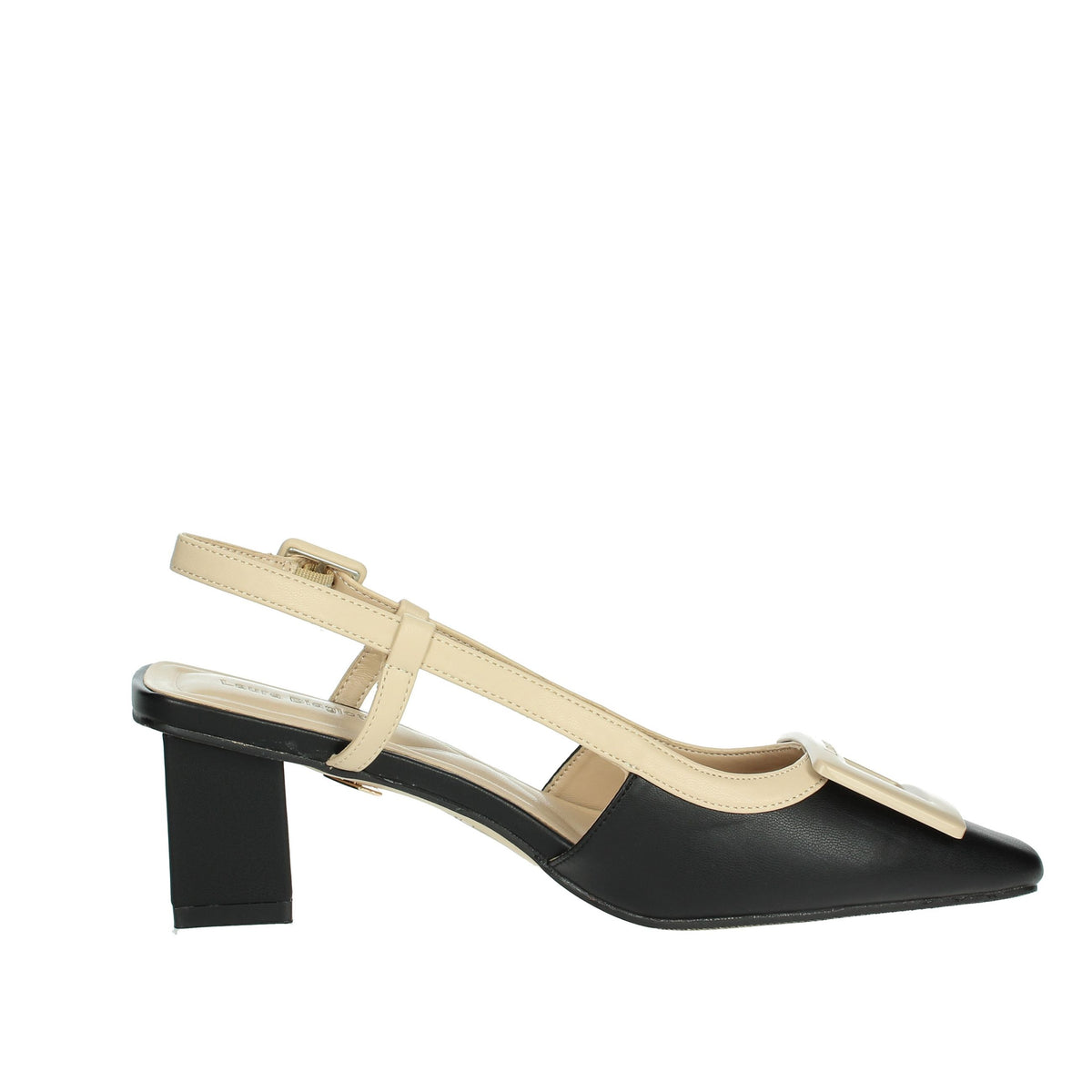 LAURA BIAGIOTTI Donna Slingback 8989 Nero/Beige