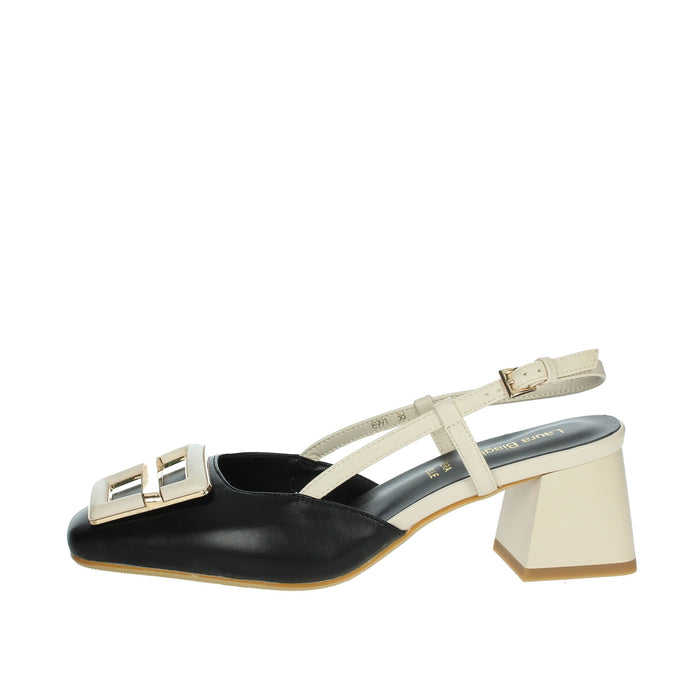 LAURA BIAGIOTTI Donna Slingback 8991 Nero/Beige