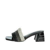 LAURA BIAGIOTTI Donna Ciabatte con tacco 9037 Nero