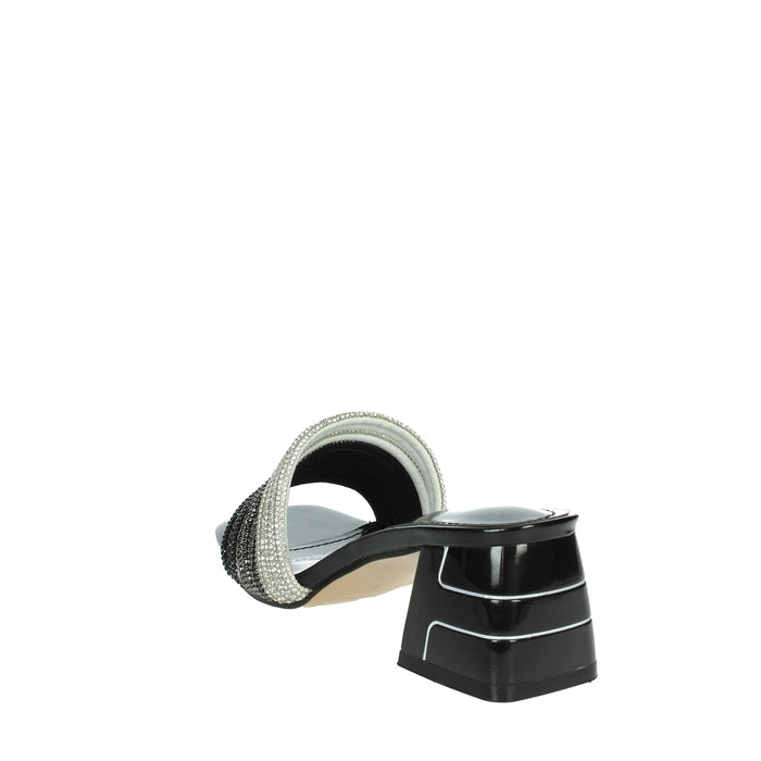LAURA BIAGIOTTI Donna Ciabatte con tacco 9037 Nero
