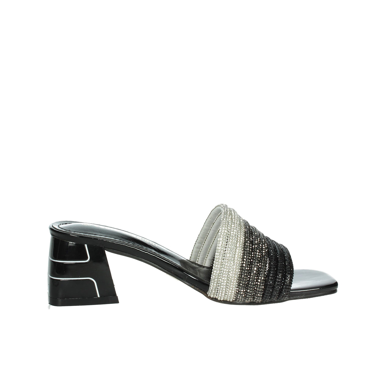 LAURA BIAGIOTTI Donna Ciabatte con tacco 9037 Nero