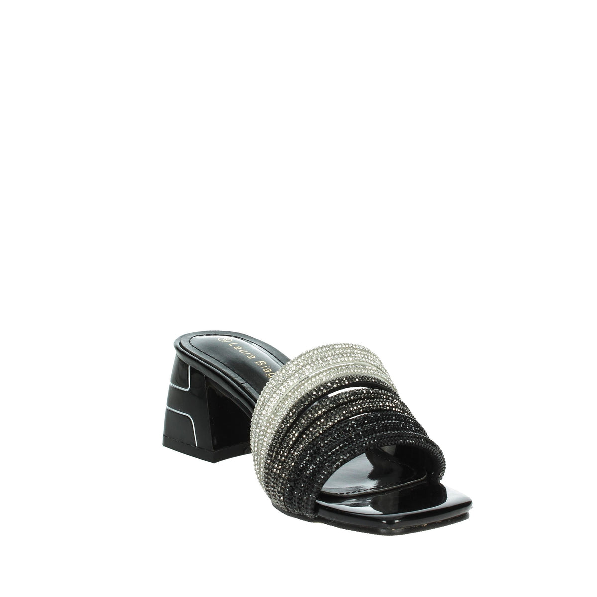 LAURA BIAGIOTTI Donna Ciabatte con tacco 9037 Nero
