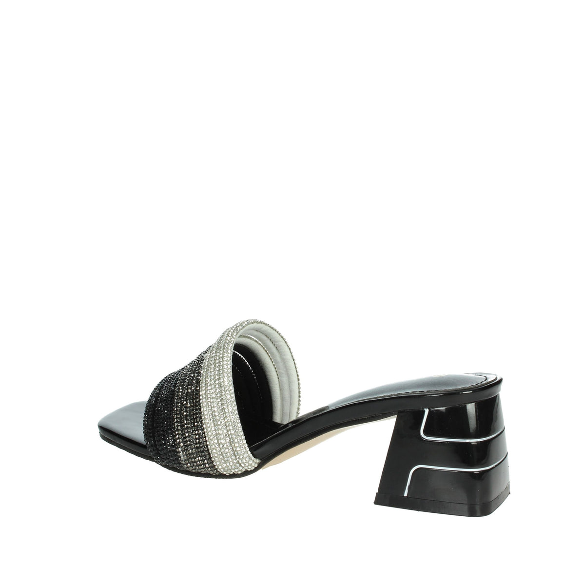 LAURA BIAGIOTTI Donna Ciabatte con tacco 9037 Nero