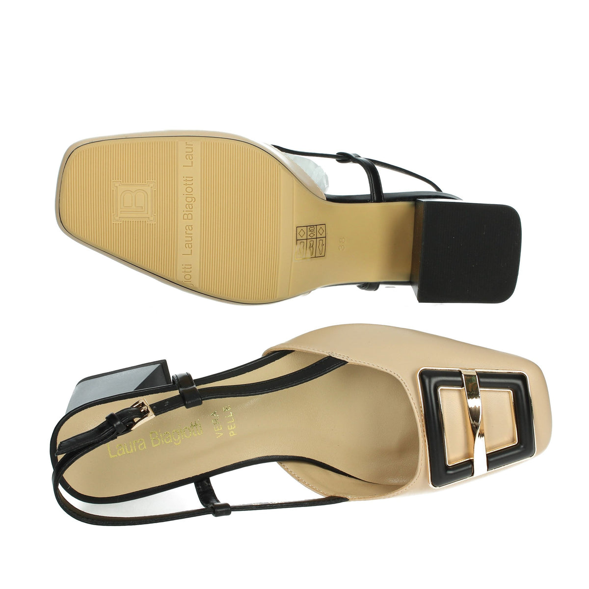LAURA BIAGIOTTI Donna Slingback 8991 Beige