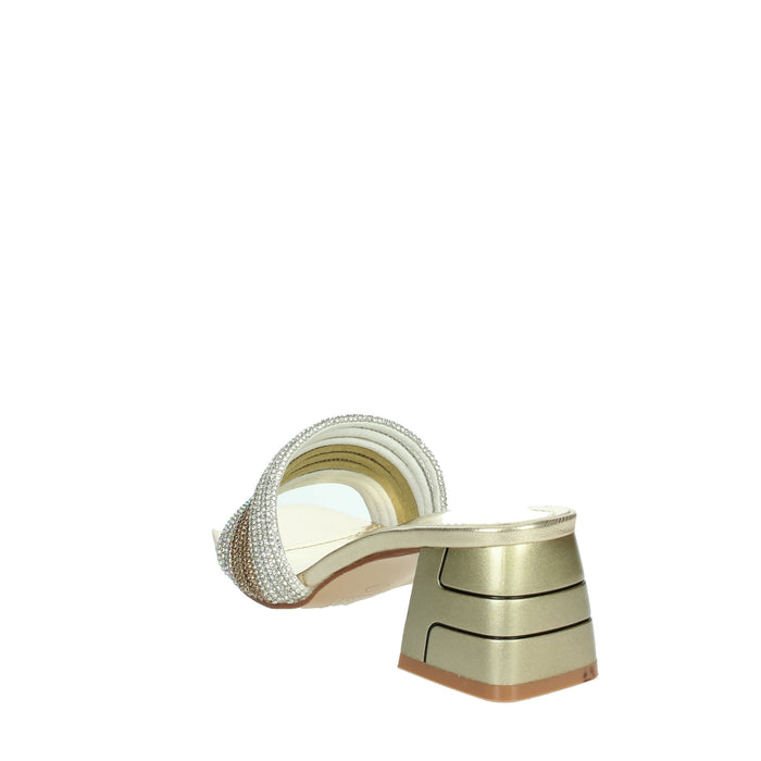 LAURA BIAGIOTTI Donna Ciabatte con tacco 9037 Oro