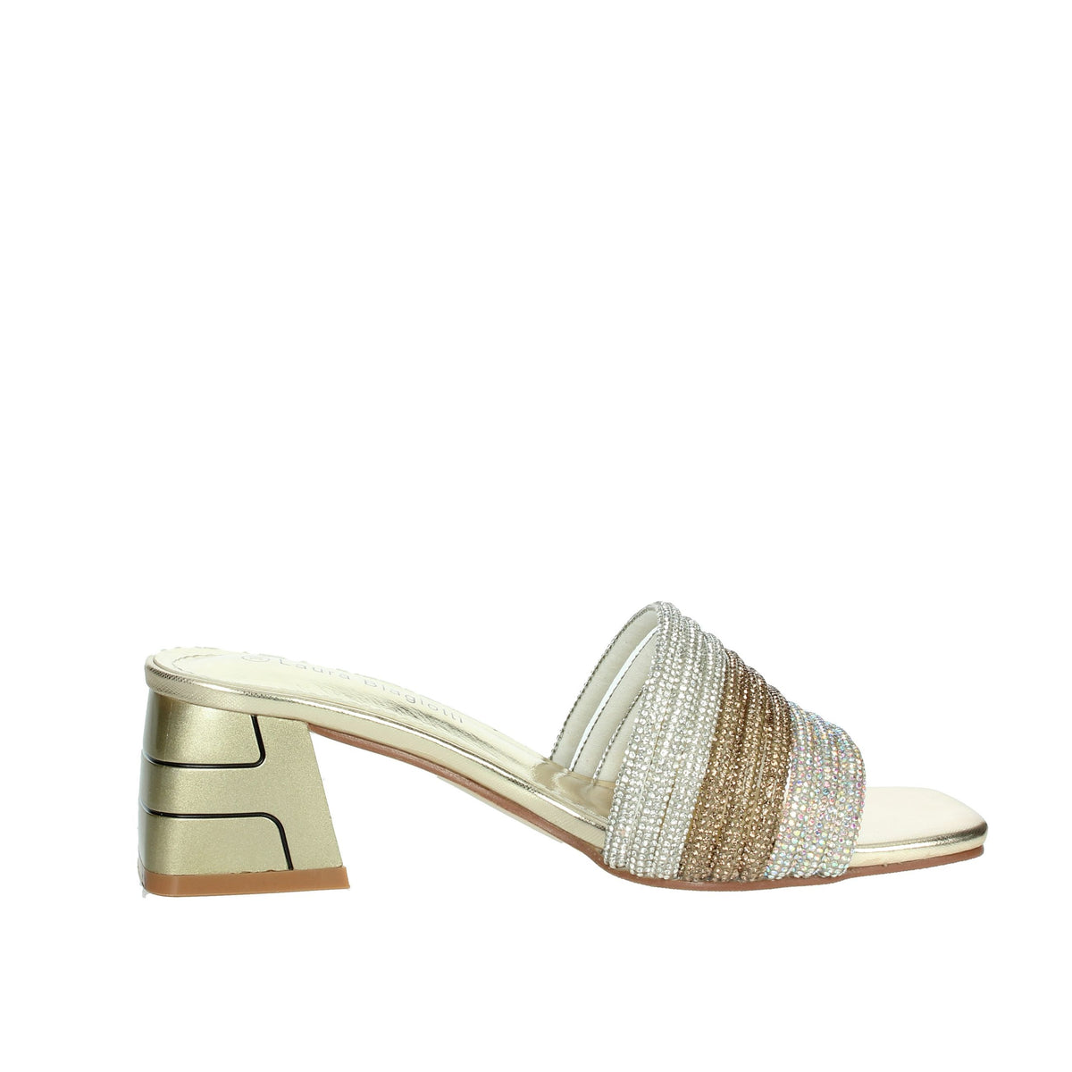 LAURA BIAGIOTTI Donna Ciabatte con tacco 9037 Oro