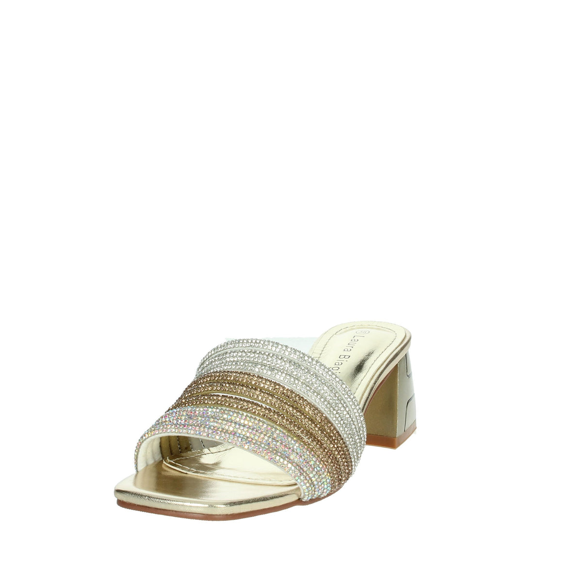 LAURA BIAGIOTTI Donna Ciabatte con tacco 9037 Oro