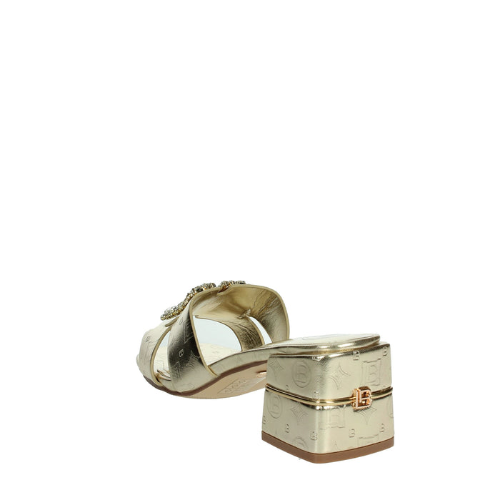 LAURA BIAGIOTTI Donna Ciabatte con tacco 9040 Oro