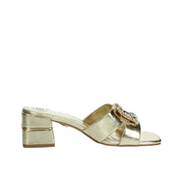 LAURA BIAGIOTTI Donna Ciabatte con tacco 9040 Oro