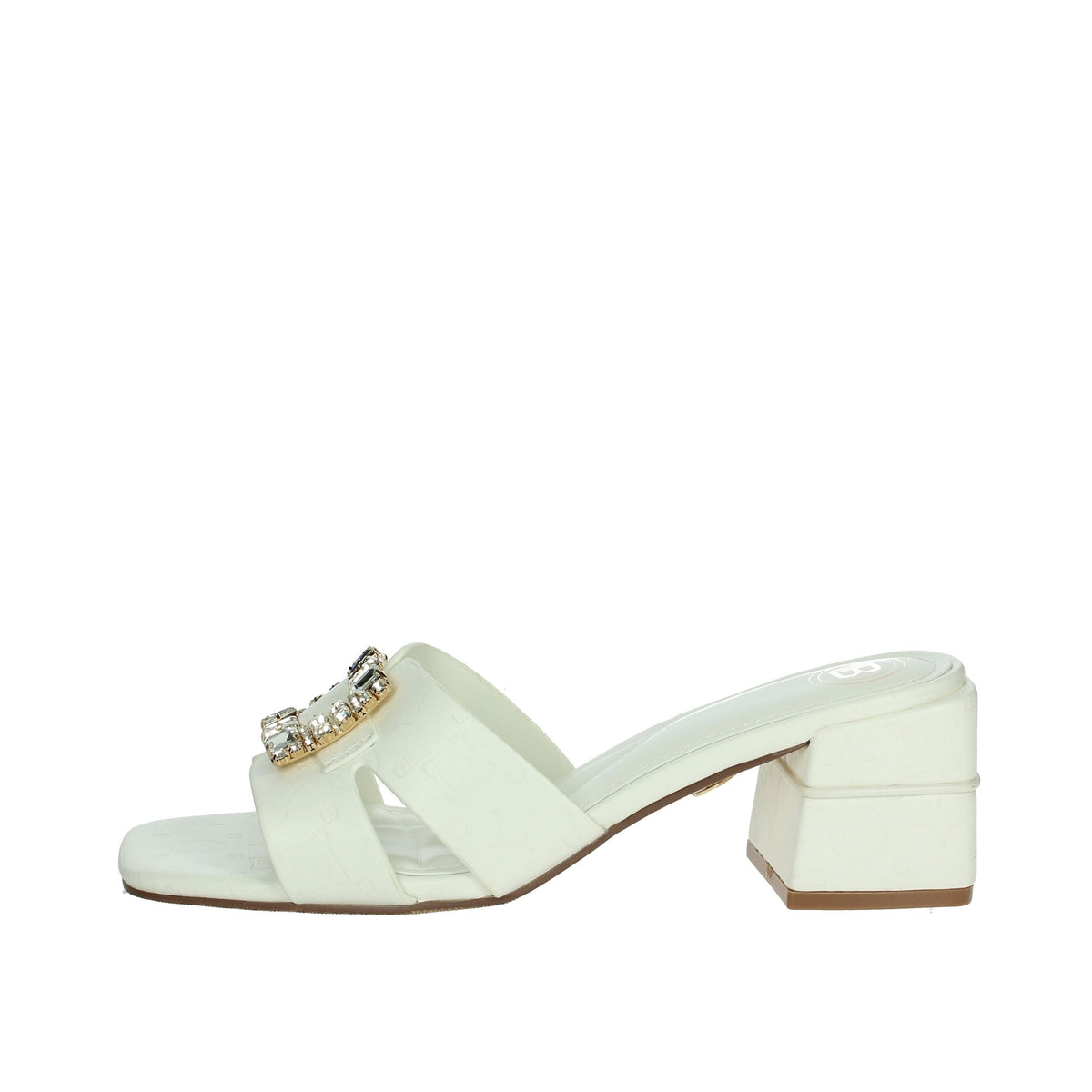 LAURA BIAGIOTTI Donna Ciabatte con tacco 9040 Bianco