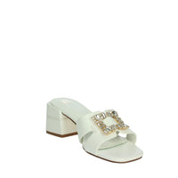 LAURA BIAGIOTTI Donna Ciabatte con tacco 9040 Bianco